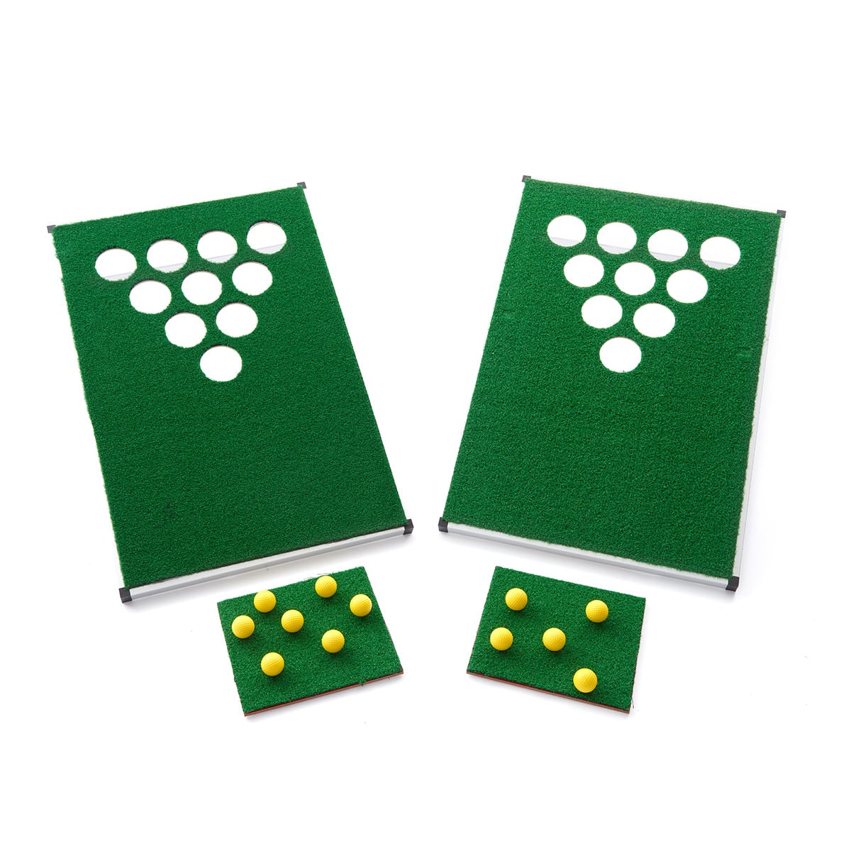All-in-One Outdoor Game Set: Golf, Cornhole & Beer Pong