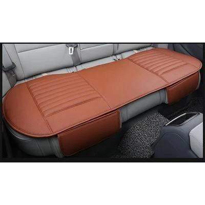 Eco-Friendly Charcoal Car Seat Pad | Stylish Leather Design