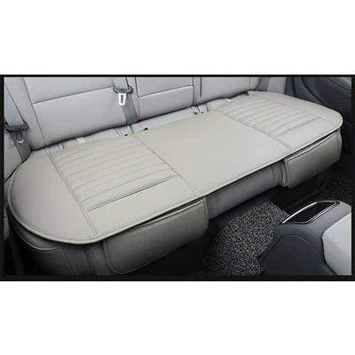 Eco-Friendly Charcoal Car Seat Pad | Stylish Leather Design