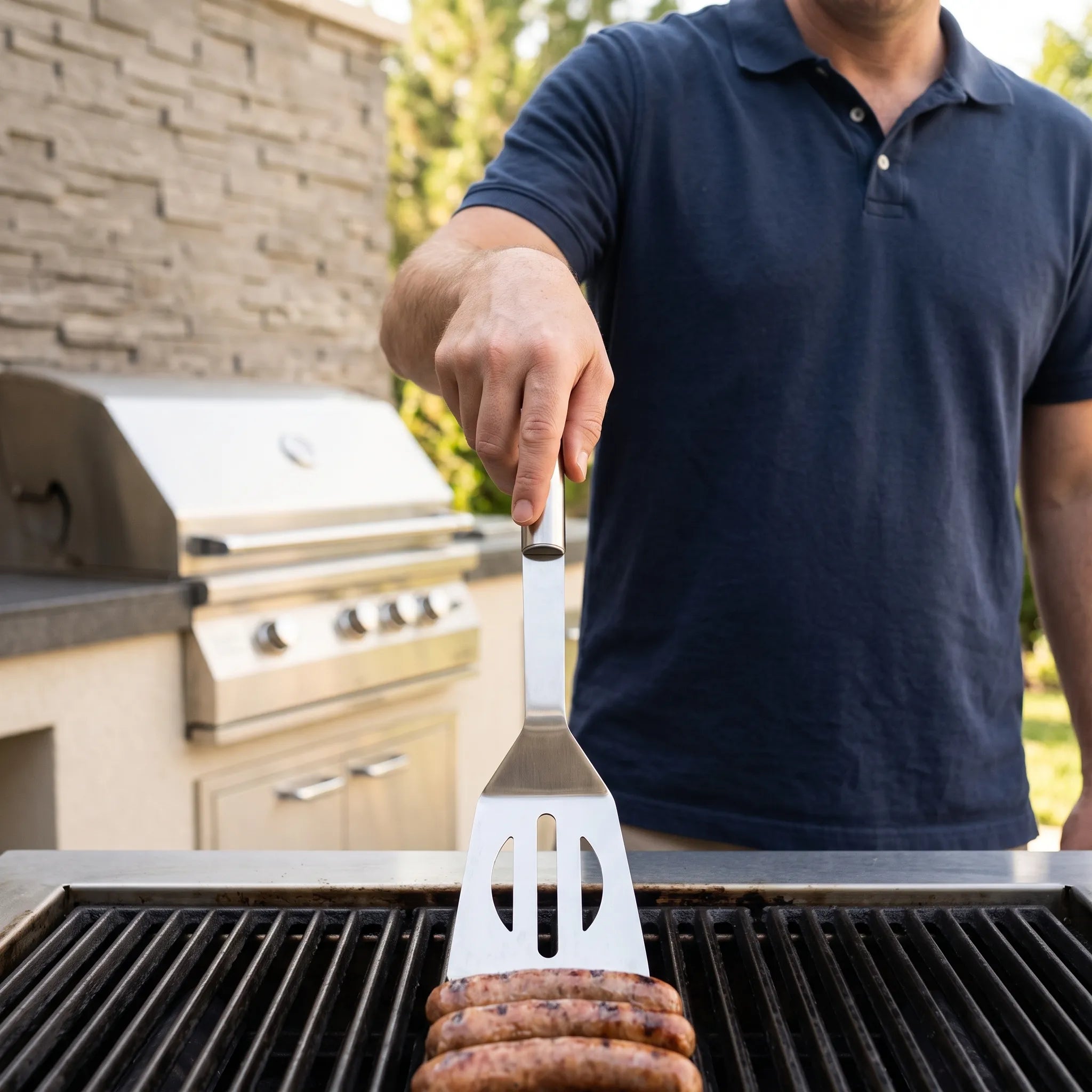 Grill Utensil Kit for Barbecuing