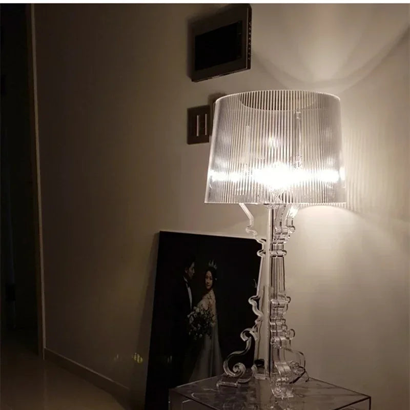 Table Lamp with Baroque Design – Elegant Lighting Fixture
