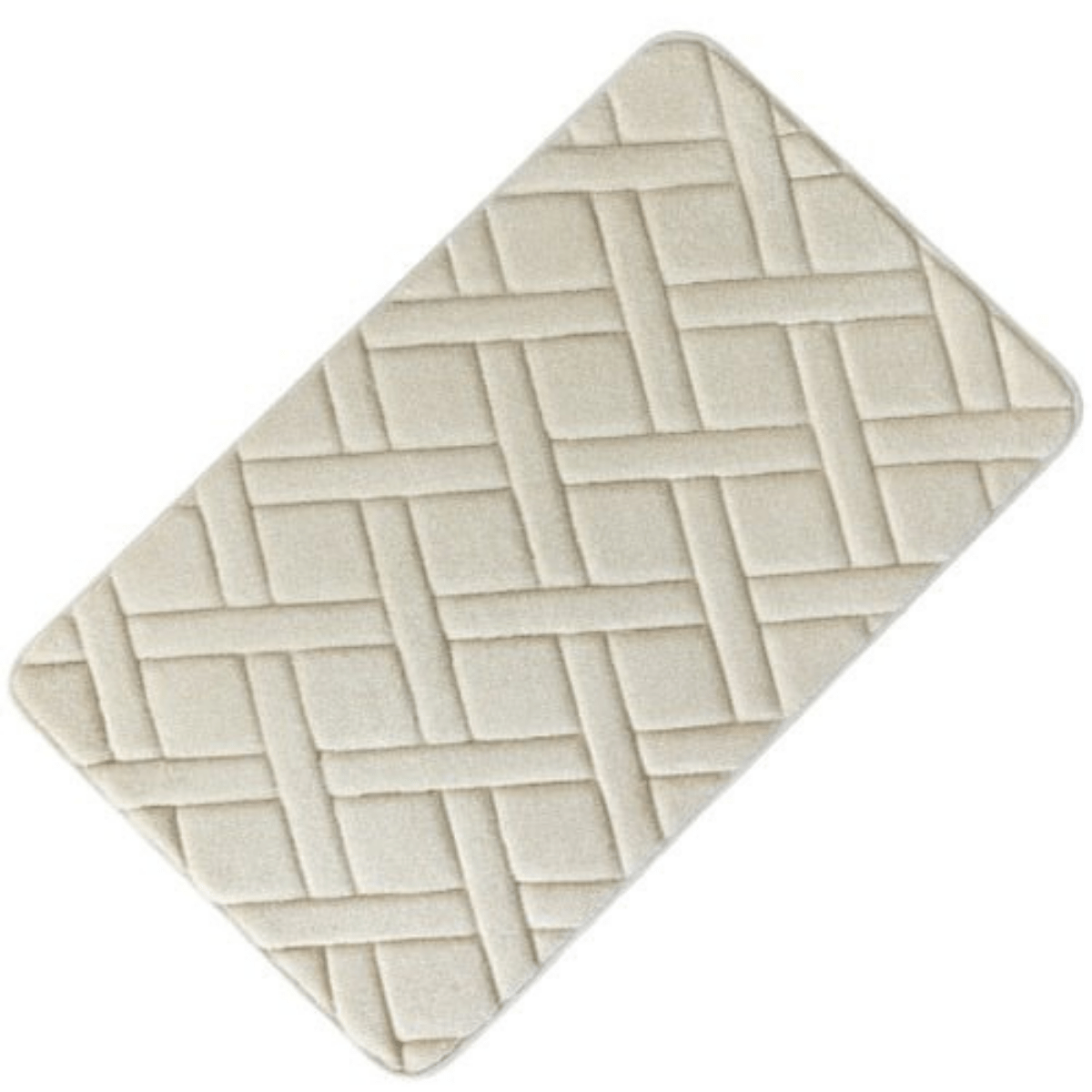 Cushioned Non-Slip Microfiber Bathroom Floor Mat