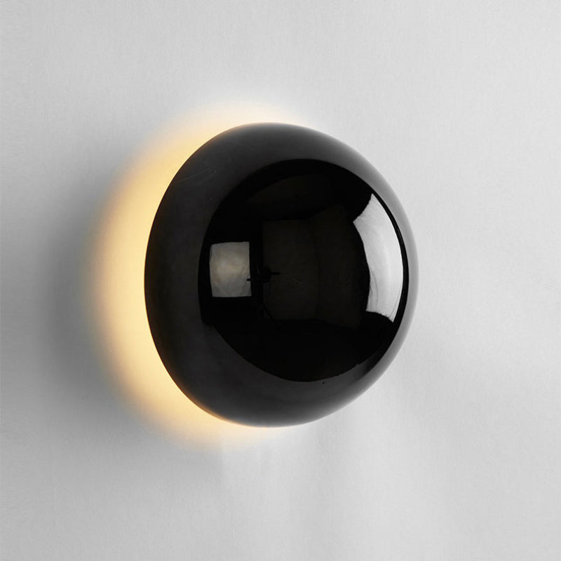 Modern Orb LED Wall Fixture – Eclipse-Inspired Design