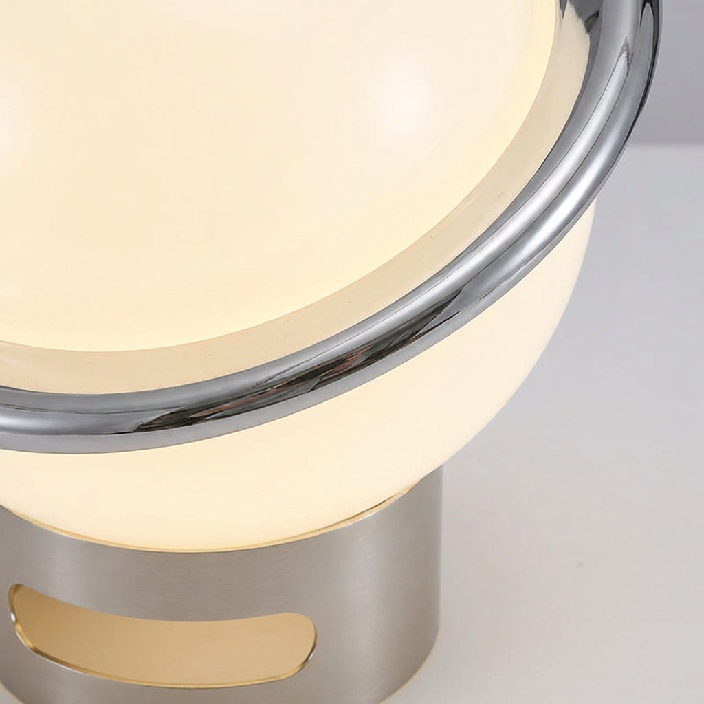 Sleek Modern Desk Lamp with Soft Glass Shade for Cozy Lighting