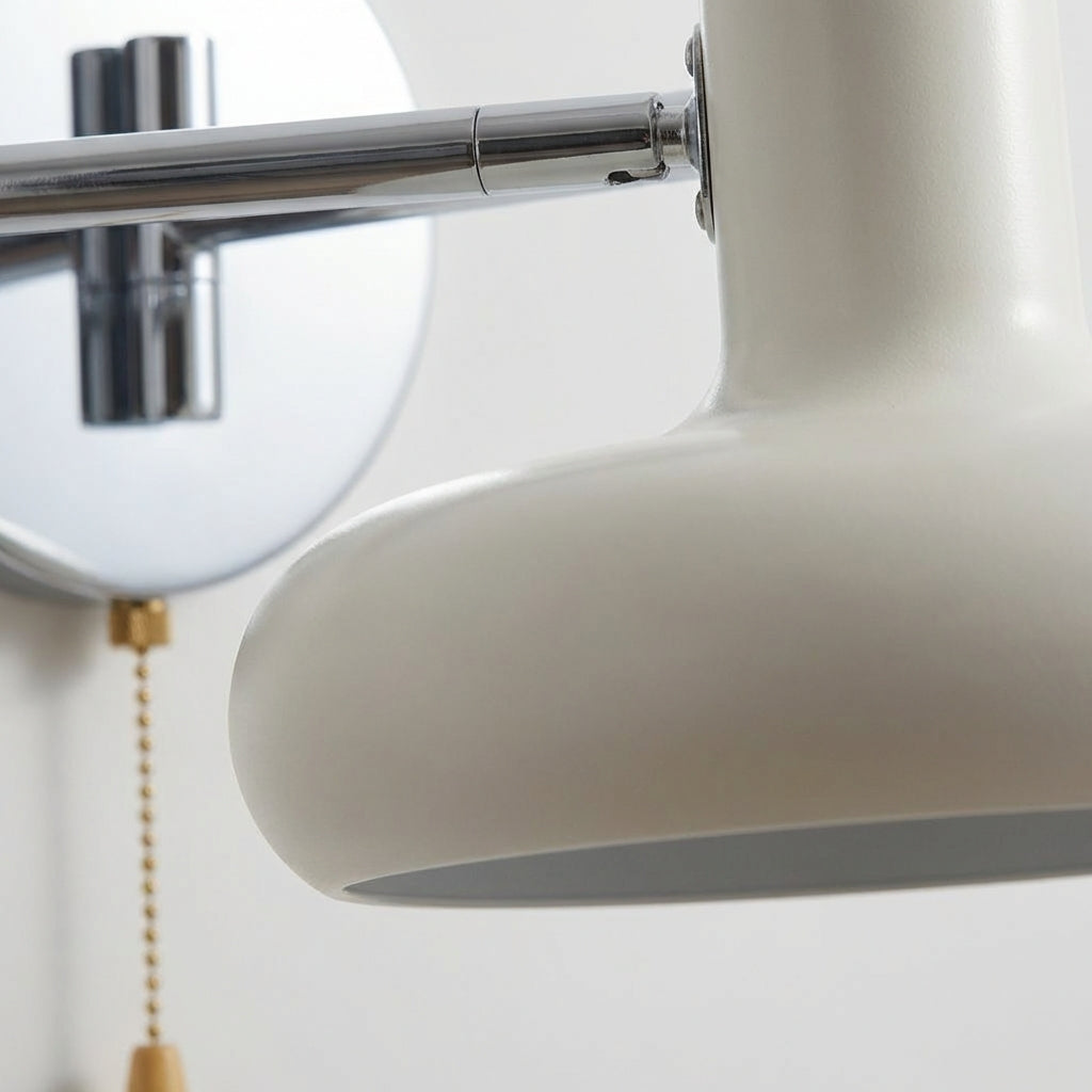 Swing Arm Wall Light Fixture with Bauhaus Design
