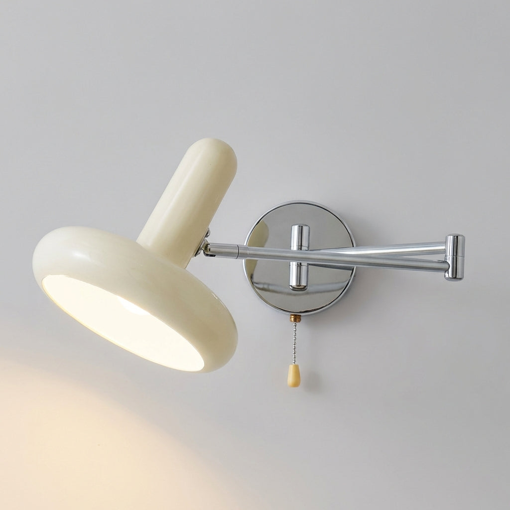 Swing Arm Wall Light Fixture with Bauhaus Design