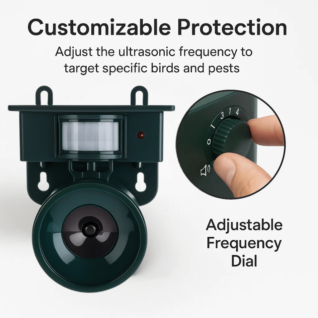 AvianShield Motion Activated Bird Deterrent Device