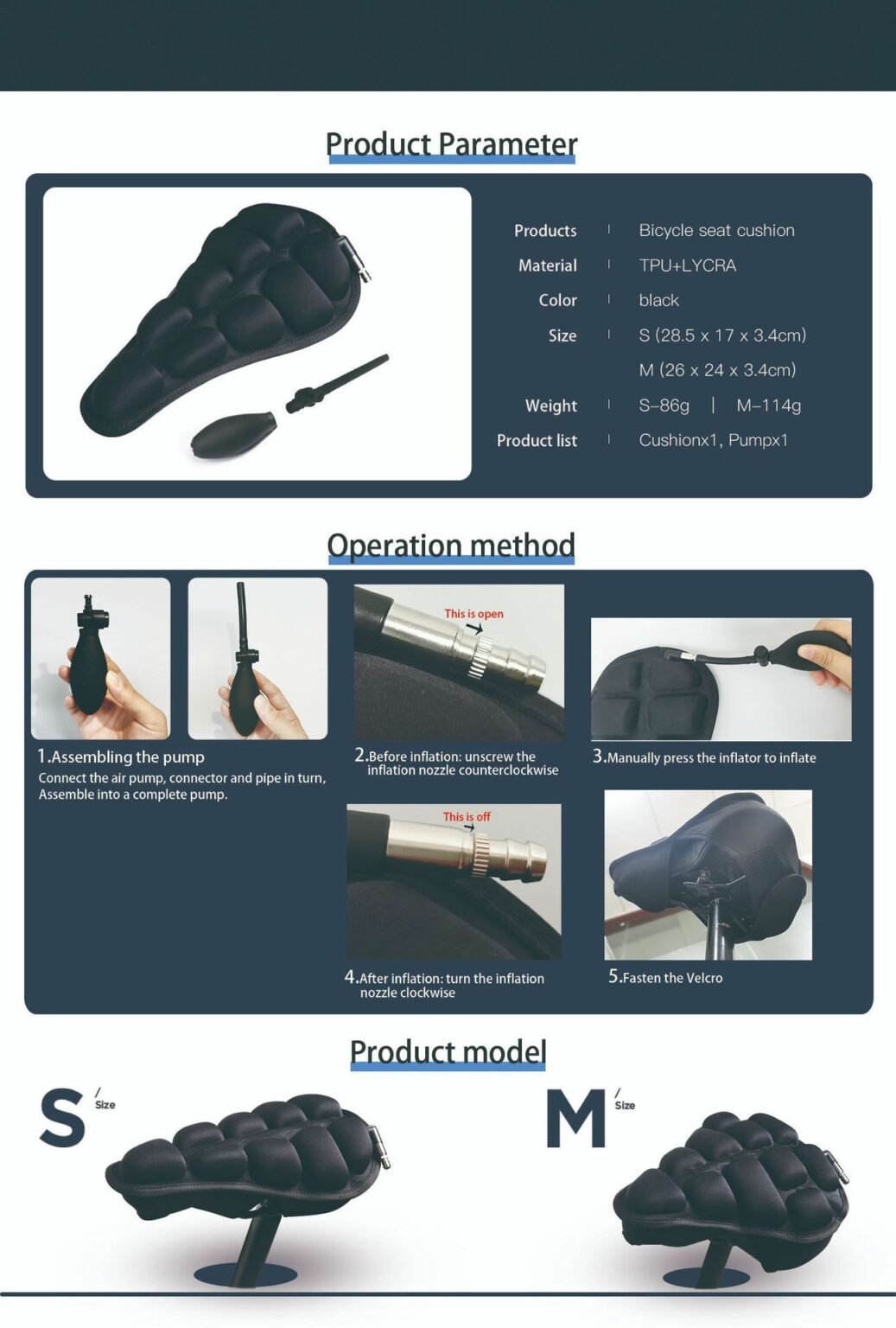 ErgoComfort Cycling Seat Pad for Ultimate Relief