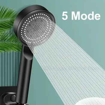 Revitalizing High-Pressure Showerhead with Flexible Hose