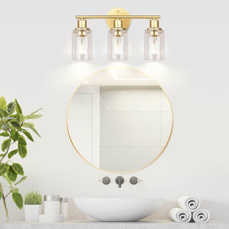 Vintage-Inspired Wall Light Fixture with Reversible Design