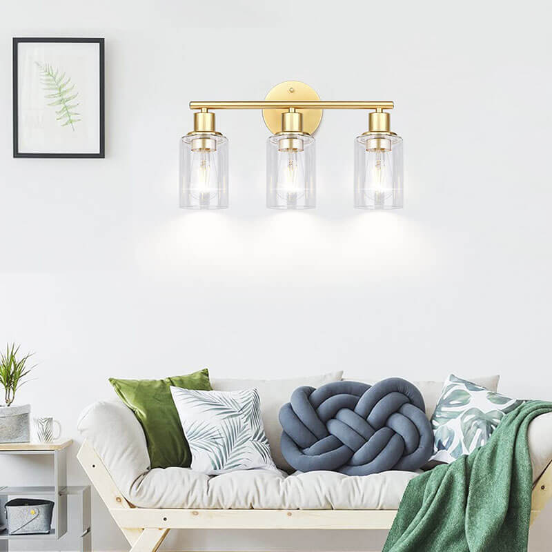 Vintage-Inspired Wall Light Fixture with Reversible Design