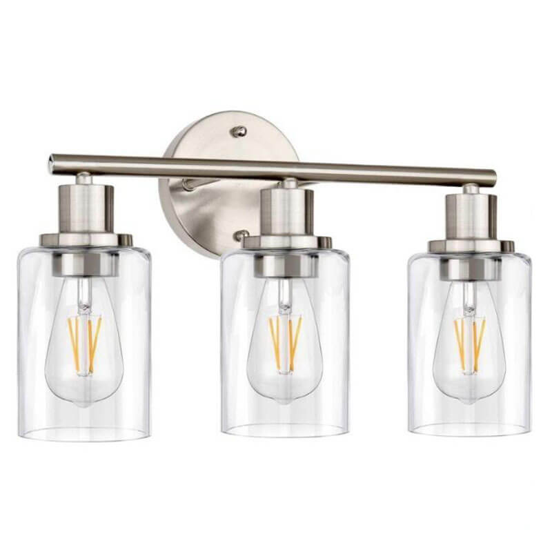 Vintage-Inspired Wall Light Fixture with Reversible Design