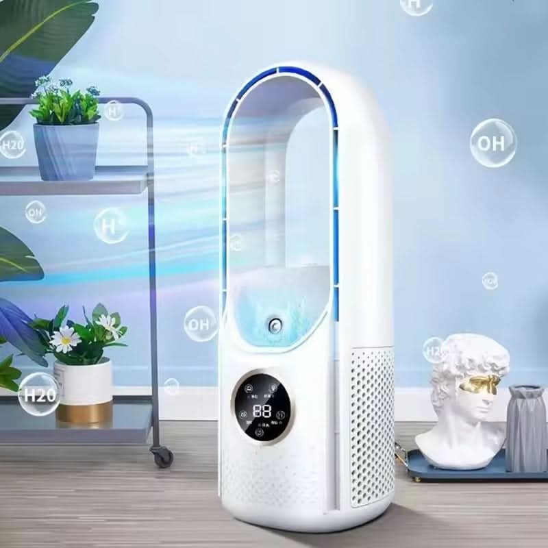 Compact Airflow Purifier Fan with UV Protection and USB Power