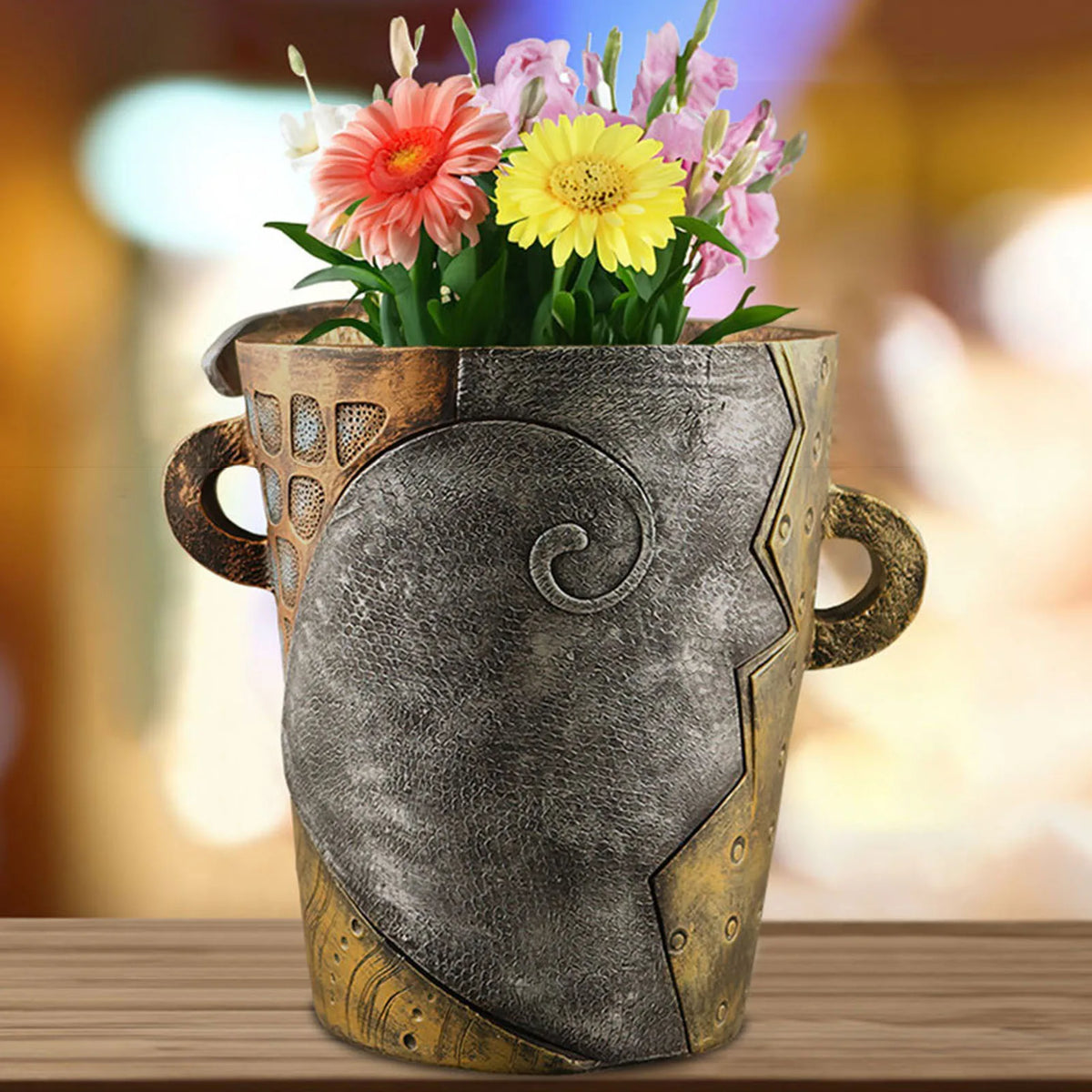 Abstract Art Plant Pot Ornaments - Stylish Home Decor