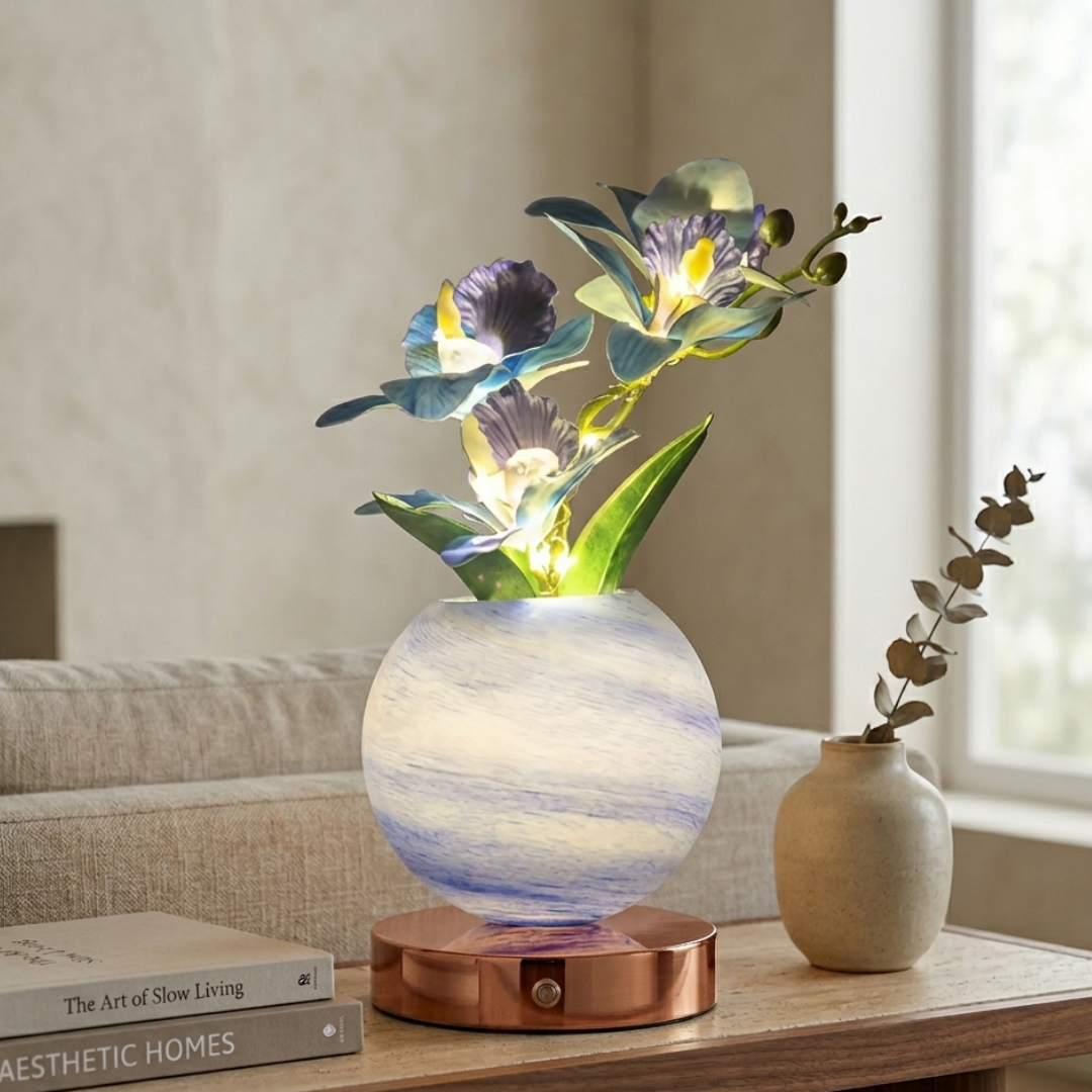Blossom Glow Table Lamp - Touch Control & USB Rechargeable