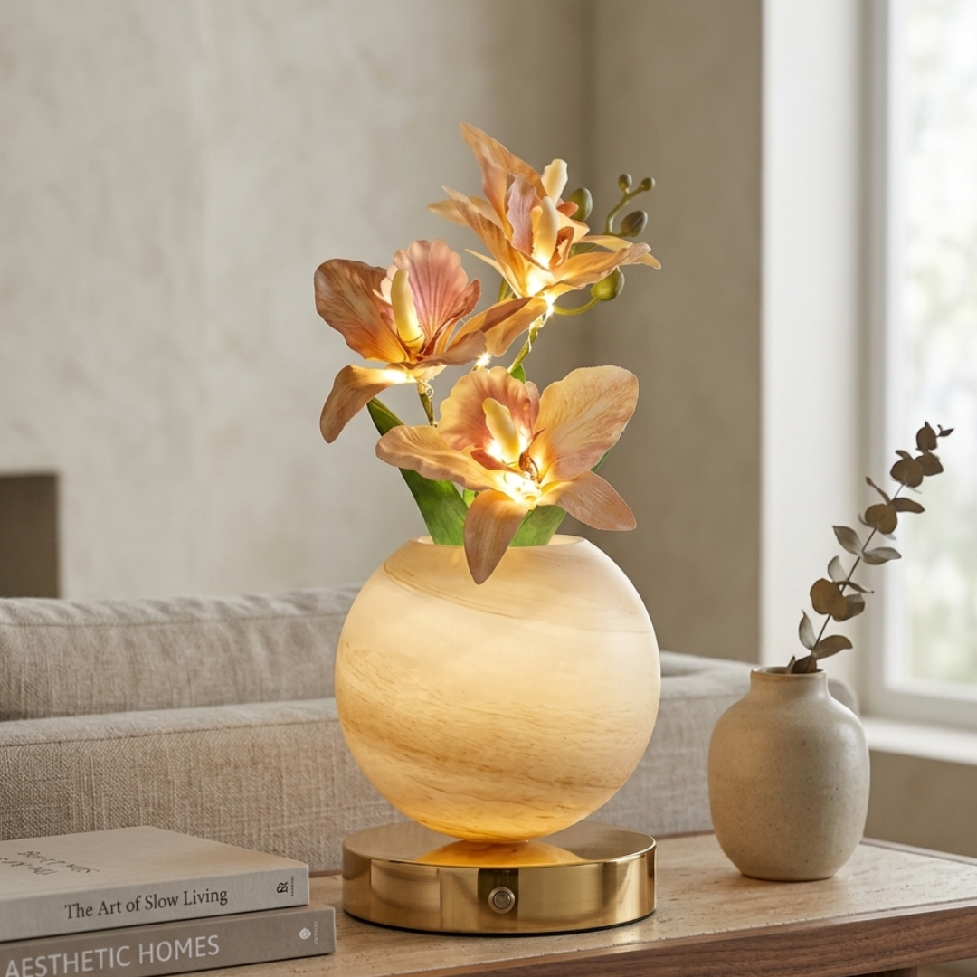 Blossom Glow Table Lamp - Touch Control & USB Rechargeable