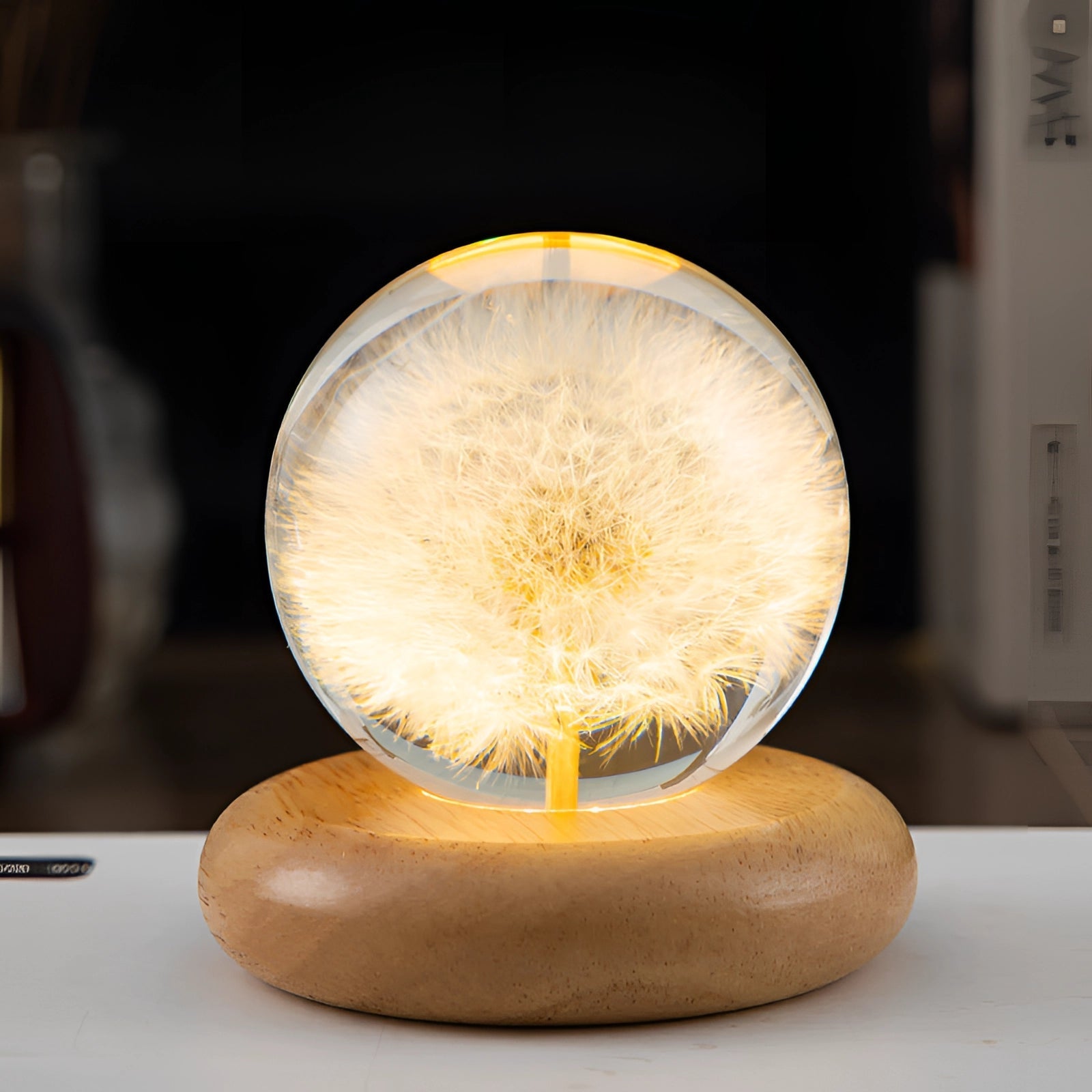 Dandelion Glow Lamp | LED Illuminated Botanical Decor