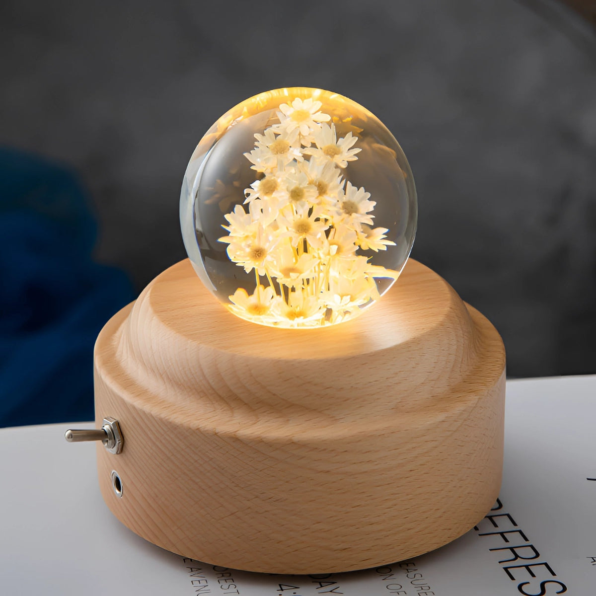 Dandelion Glow Lamp | LED Illuminated Botanical Decor