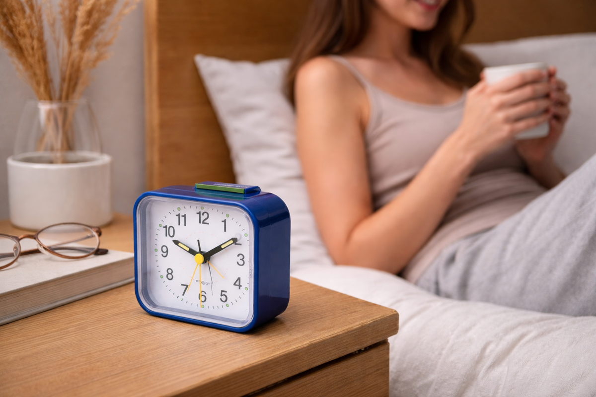 SereneWake | Gentle Light Alarm Clock with Snooze Feature