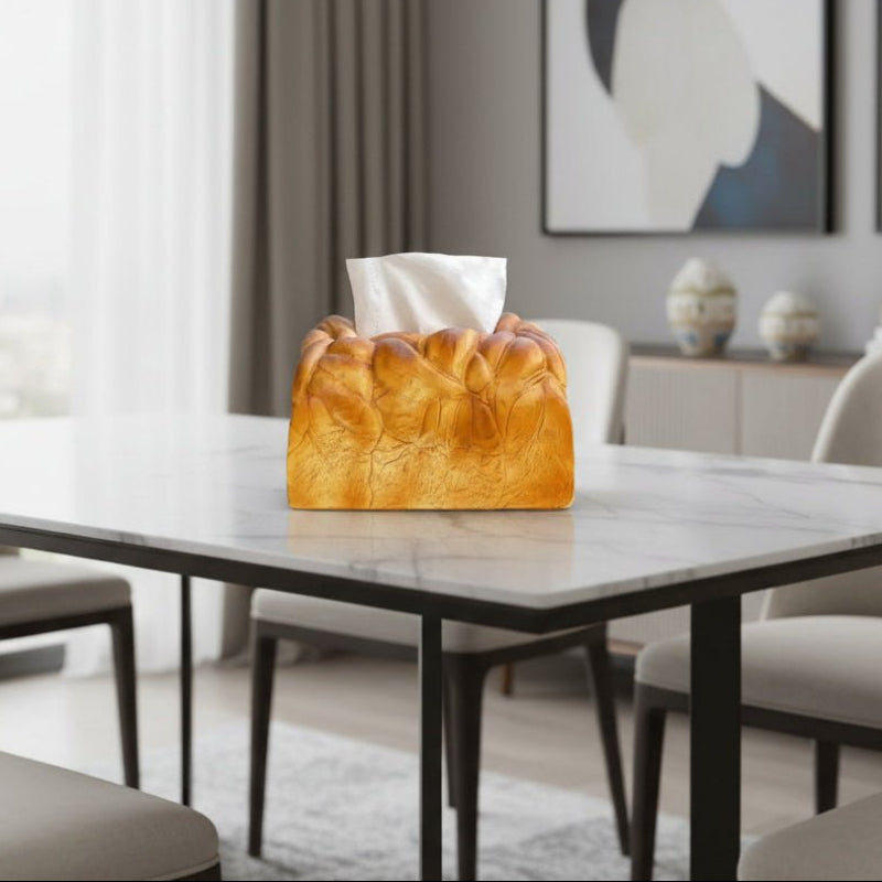 Charming Toast-Inspired Tissue Holder for Every Room