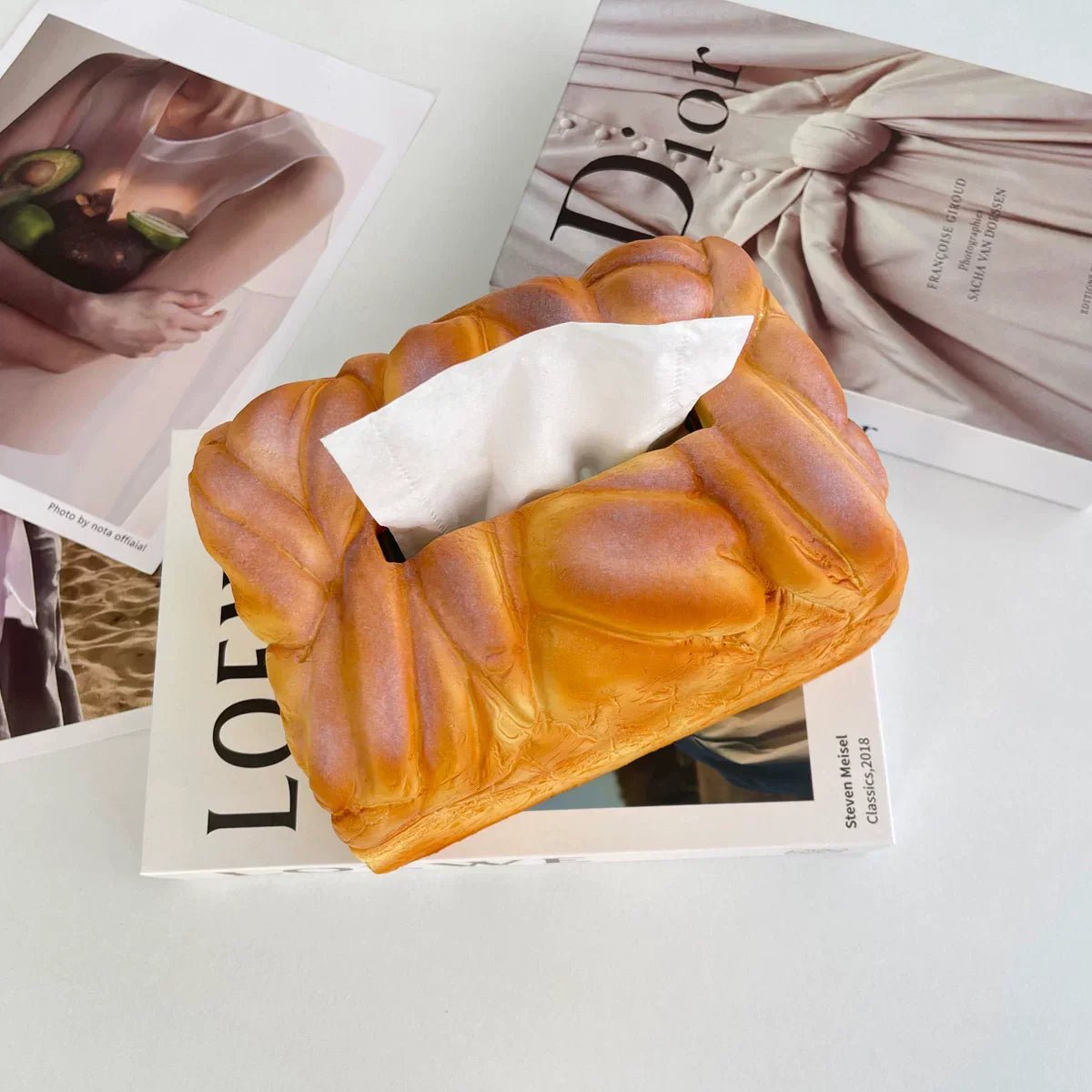 Charming Toast-Inspired Tissue Holder for Every Room