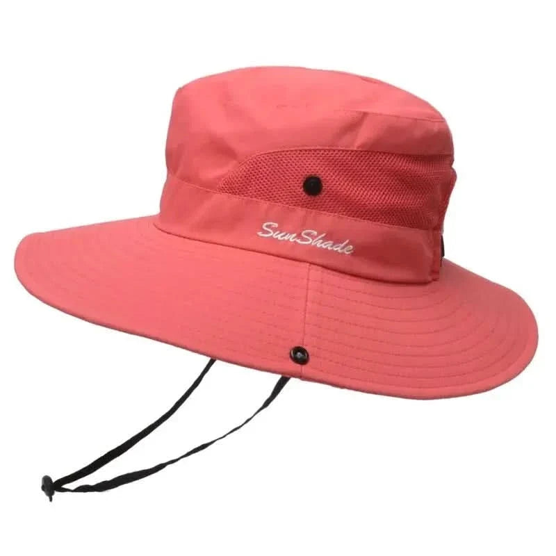 SunGuardia - Women's Stylish Sun Hat with Ponytail Slot