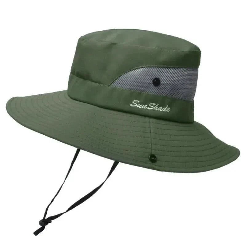 SunGuardia - Women's Stylish Sun Hat with Ponytail Slot