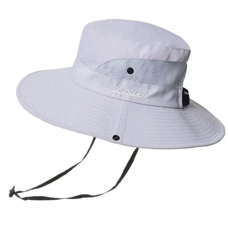 SunGuardia - Women's Stylish Sun Hat with Ponytail Slot