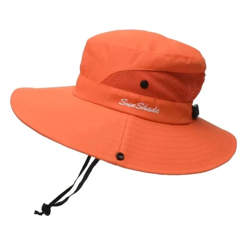 SunGuardia - Women's Stylish Sun Hat with Ponytail Slot