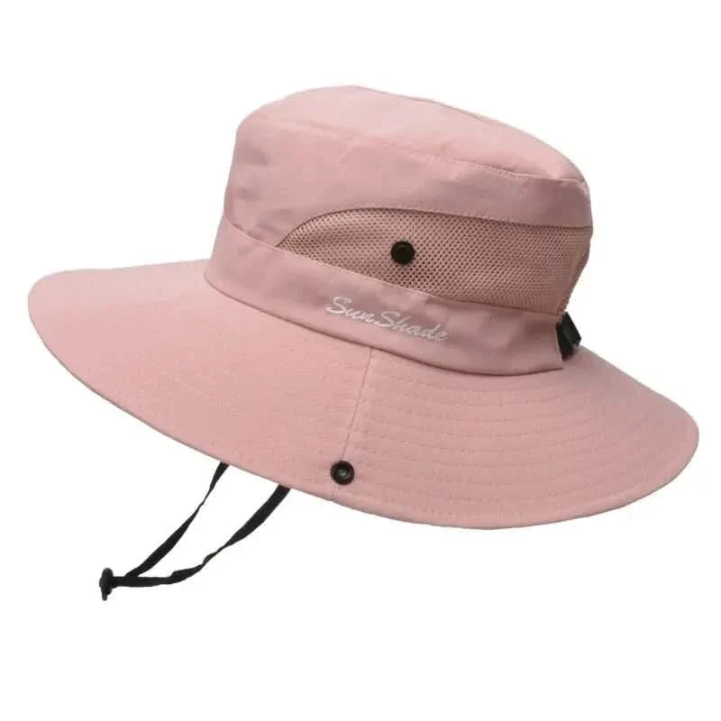 SunGuardia - Women's Stylish Sun Hat with Ponytail Slot