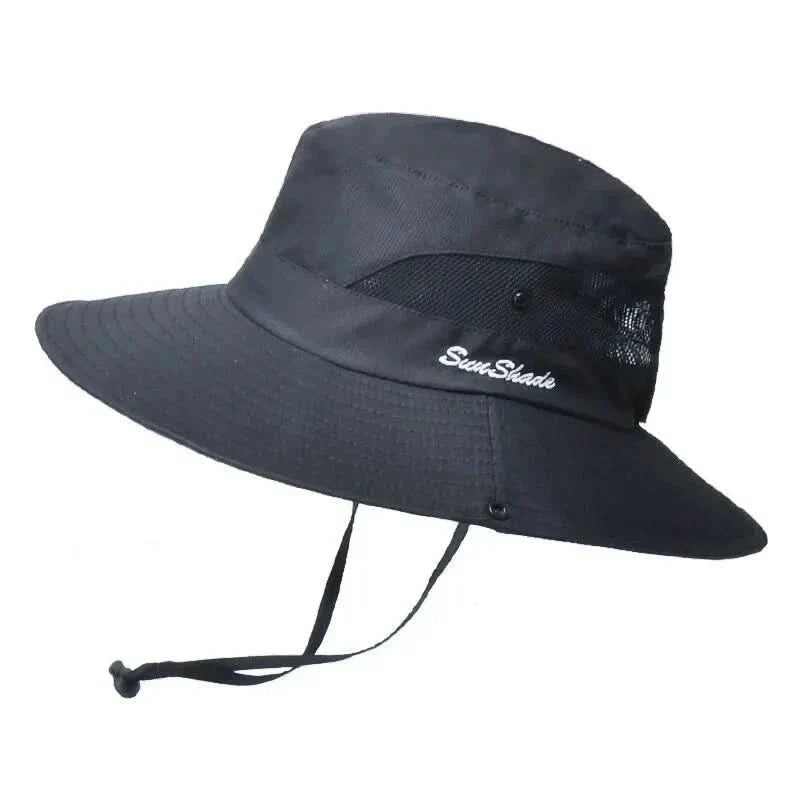 SunGuardia - Women's Stylish Sun Hat with Ponytail Slot