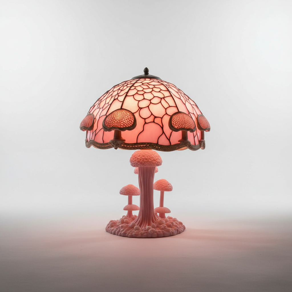 Vibrant Glass Table Lamp for Home Decoration