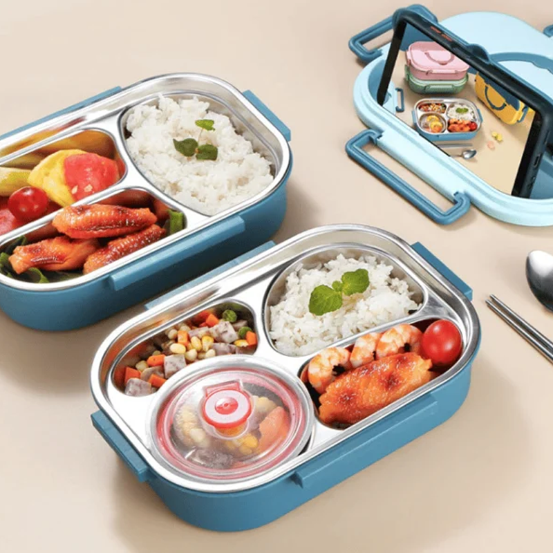 Insulated Steel Lunch Container for Fresh Meals Anywhere