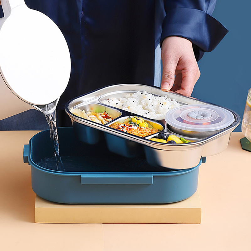Insulated Steel Lunch Container for Fresh Meals Anywhere