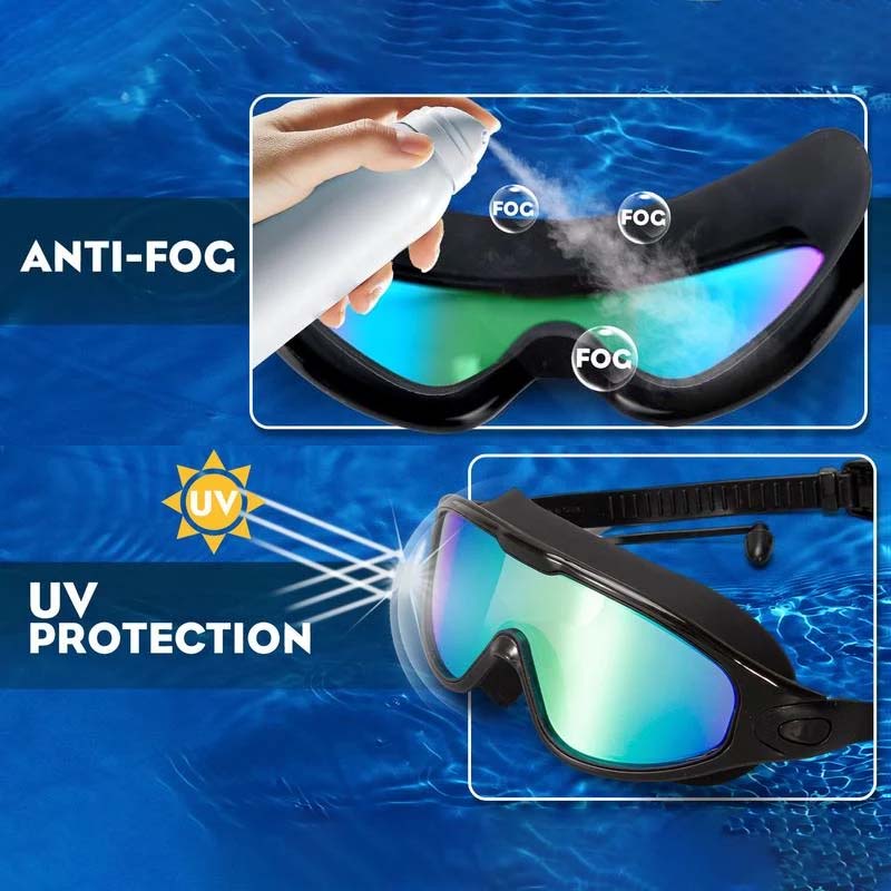 Enhanced Vision Swimming Goggles with Fog-Resistant Lenses