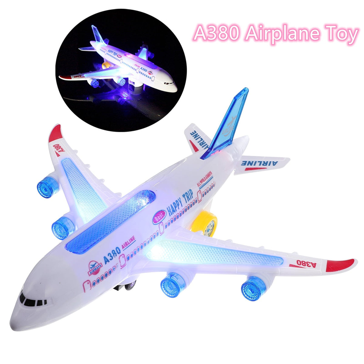 Soaring Adventure Airplane Toy with Sound and Light Effects
