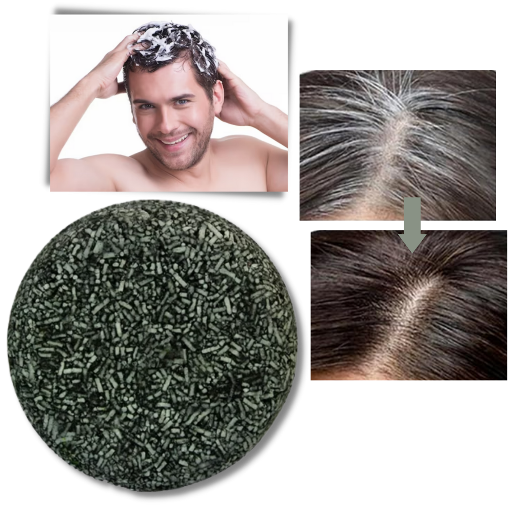 Revitalizing Solid Shampoo for Restoring Natural Color