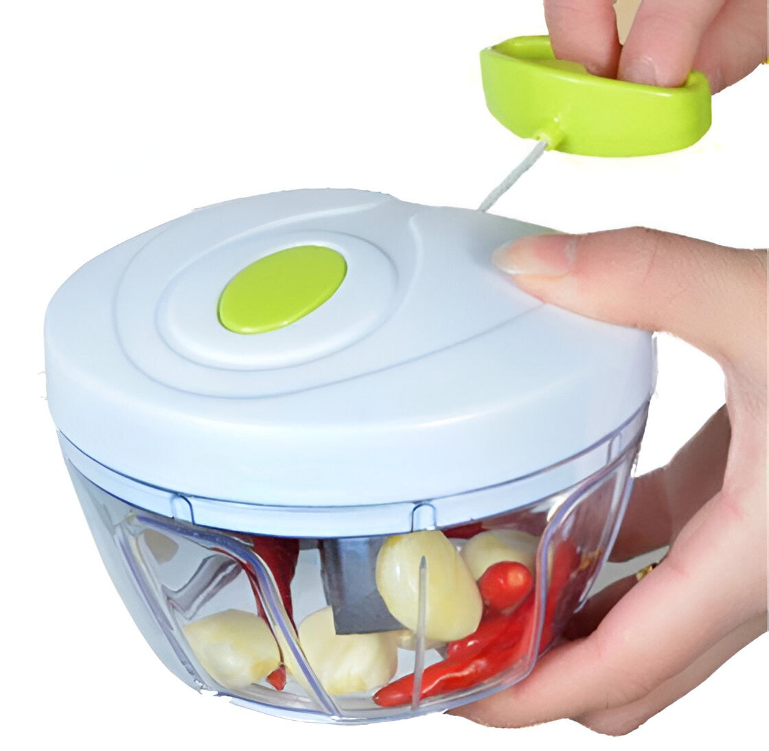 Compact Manual Food Chopper for Effortless Meal Prep