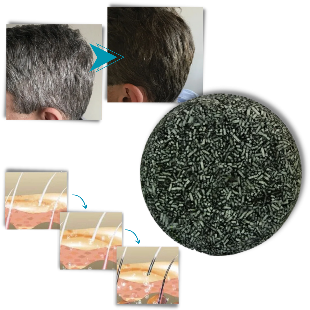 Revitalizing Solid Shampoo for Restoring Natural Color