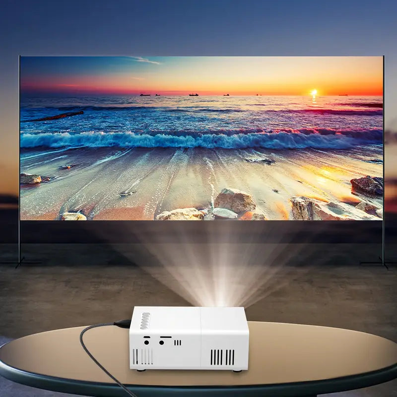 Compact 720P Projector for Home and On-the-Go Fun
