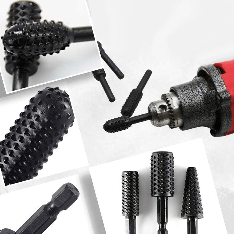 Precision Rotary Tool Set for Wood and Metal Crafting