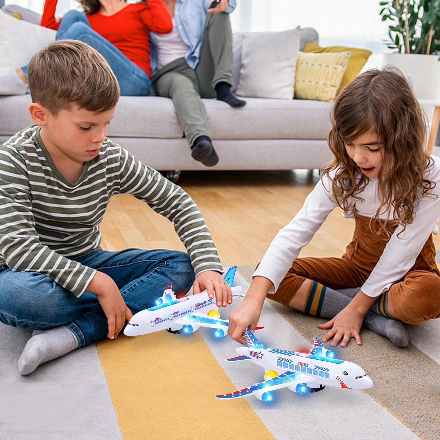 Soaring Adventure Airplane Toy with Sound and Light Effects