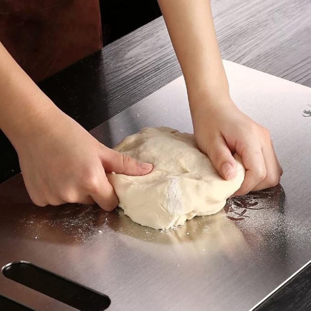 Premium Titanium Chef's Board for Effortless Food Prep