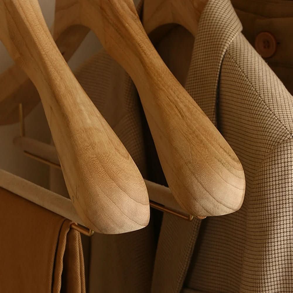 Elegant Wooden Hangers for Perfect Wardrobe Organization