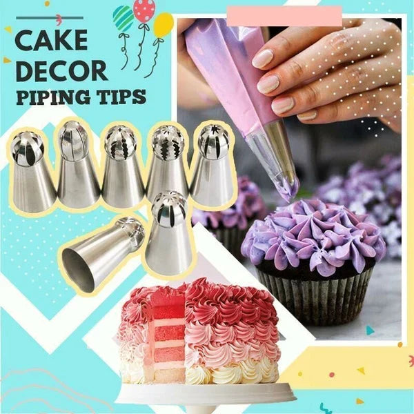Deluxe Piping Nozzle Set for Cake Decorating