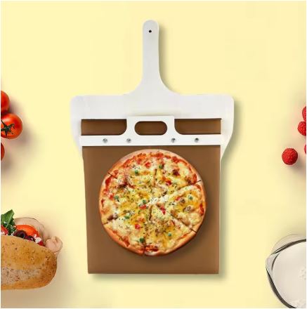 Birch Wood Pizza Peel with Sliding Mechanism – Adjustable Design