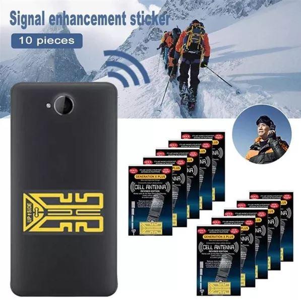 Smart Signal Booster Stickers for Enhanced Connectivity