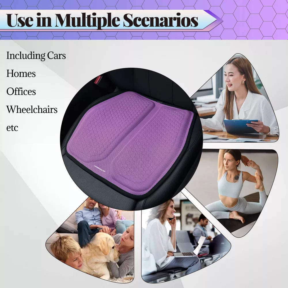 ComfortMax Gel Seat Cushion - Relieve Back and Tailbone Discomfort