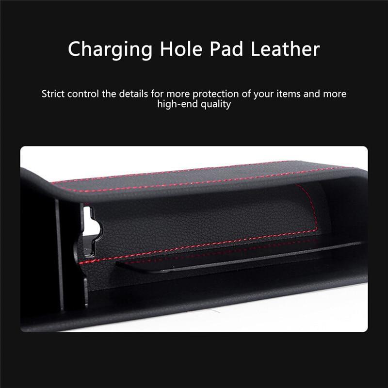 Smart Car Seat Storage Solution with Premium Faux Leather