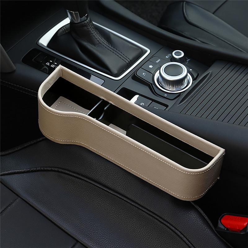 Smart Car Seat Storage Solution with Premium Faux Leather